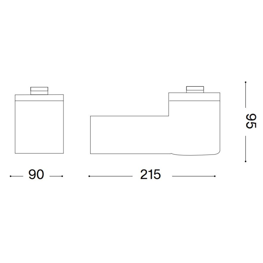 Ideal Lux - Външна стенна лампа CLIO 1xE27/42W/230V IP44 антрацит
