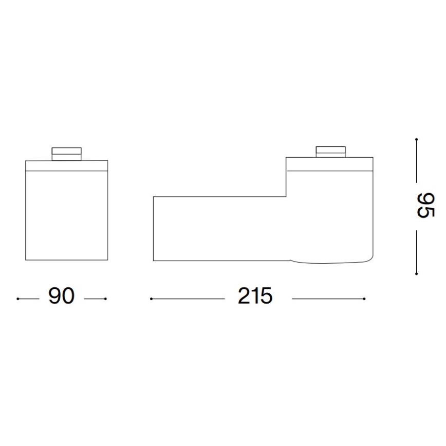 Ideal Lux - Външна стенна лампа CLIO 1xE27/42W/230V IP44 сива