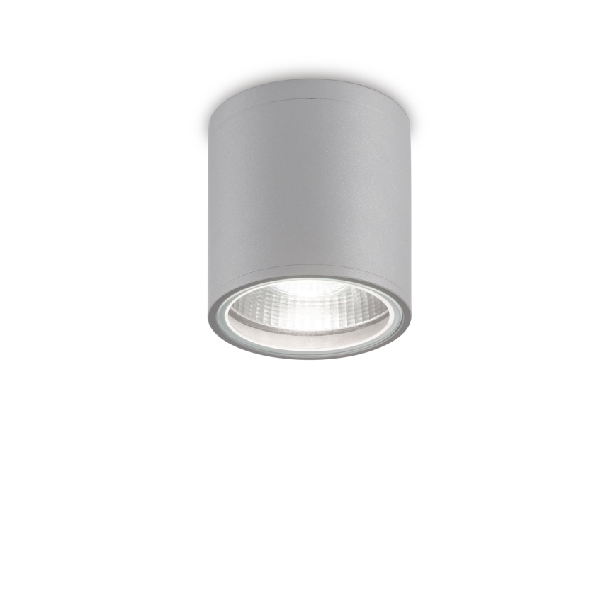 Ideal Lux - Външно спот осветително тяло GUN 1xGU10/28W/230V Ø 11 cm IP55 сиво