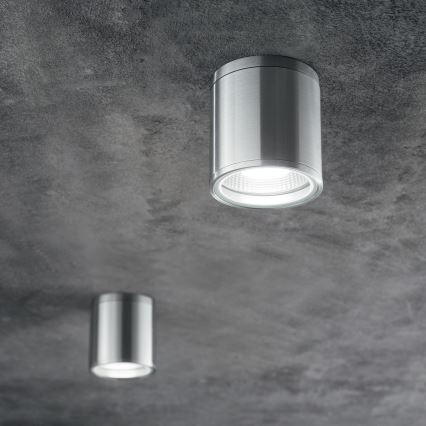 Ideal Lux - Външно спот осветително тяло GUN 1xGU10/28W/230V Ø 11 cm IP55 сиво
