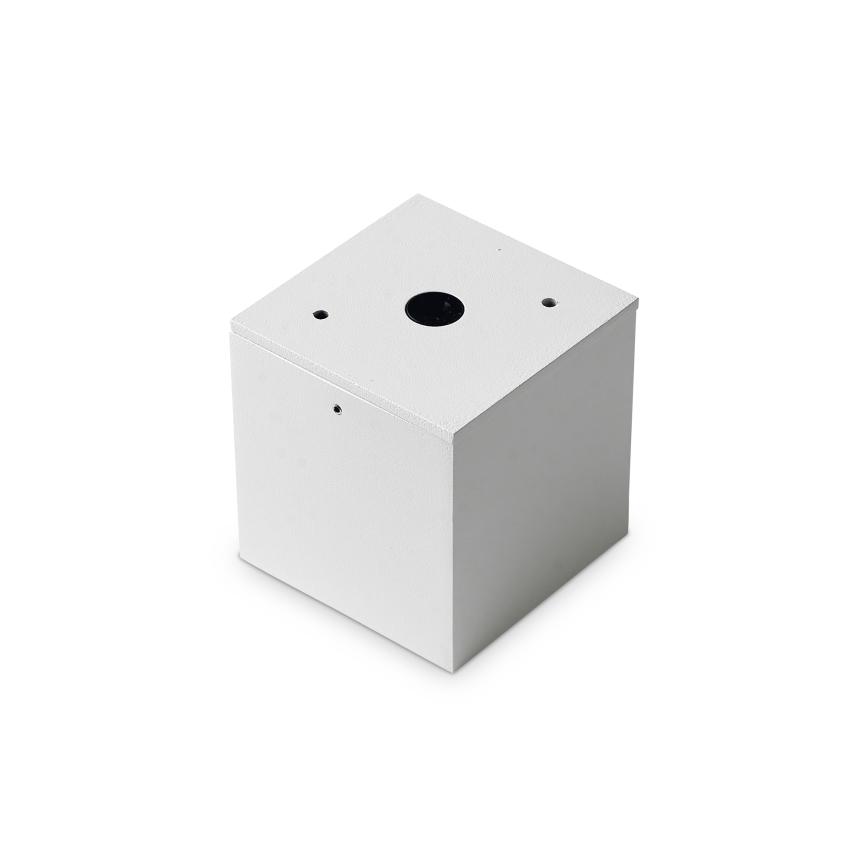 Ideal Lux - Външно спот осветително тяло TECHO 1xGU10/20W/230V 9x9 cm IP54 бяло