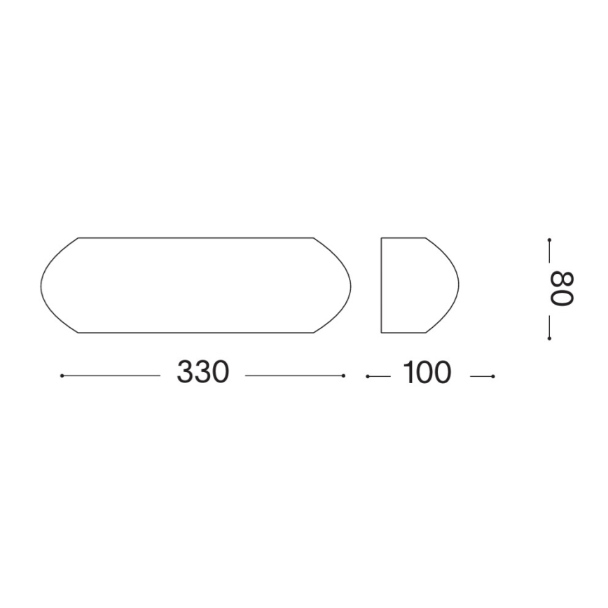 Ideal Lux - Външно стенно осветително тяло GIOVE 1xE27/60W/230V IP54 антрацит