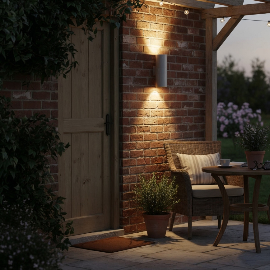 Ideal Lux - Външно стенно осветително тяло GUN 1xE27/60W/230V 31 см IP54 сиво