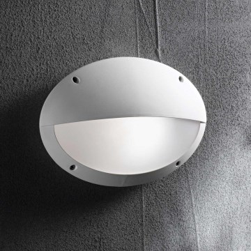 Ideal Lux - Външно стенно осветително тяло POLAR 1xE27/23W/230V IP66 бяло