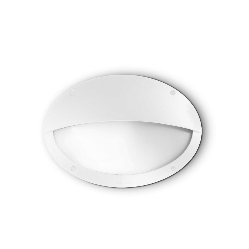 Ideal Lux - Външно стенно осветително тяло POLAR 1xE27/23W/230V IP66 бяло