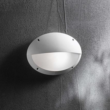 Ideal Lux - Външно стенно осветително тяло POLAR 1xE27/23W/230V IP66 бяло