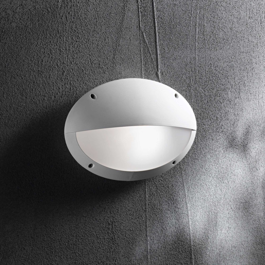 Ideal Lux - Външно стенно осветително тяло POLAR 1xE27/23W/230V IP66 бяло