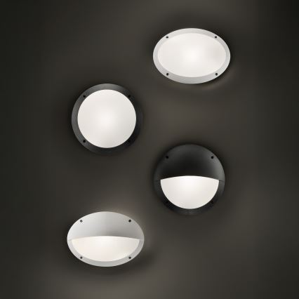 Ideal Lux - Външно стенно осветително тяло POLAR 1xE27/23W/230V IP66 бяло