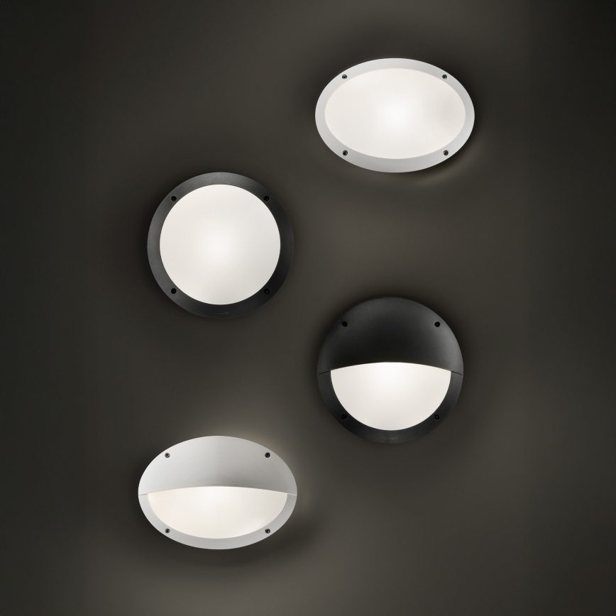 Ideal Lux - Външно стенно осветително тяло POLAR 1xE27/23W/230V IP66 бяло