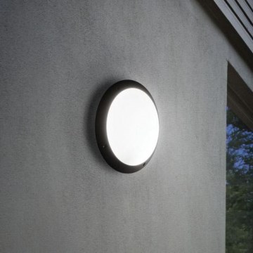 Ideal Lux - Външно стенно осветително тяло POLAR 1xE27/23W/230V IP66 черно
