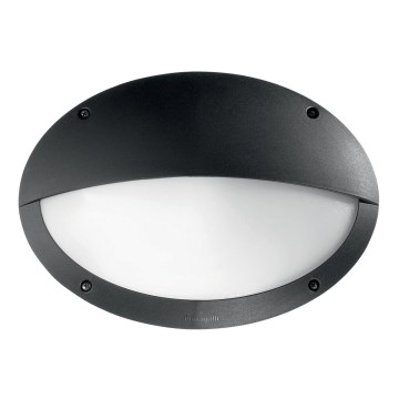 Ideal Lux - Външно стенно осветително тяло POLAR 1xE27/23W/230V IP66 черно