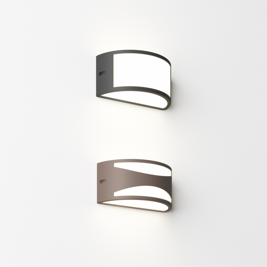 Ideal Lux - Външно стенно осветително тяло REX 1xE27/60W/230V IP44 кафяво