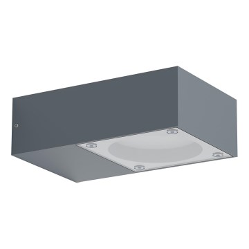 Ideal Lux - Външно стенно осветително тяло SIRIO 1xGX53/9W/230V IP65 антрацит