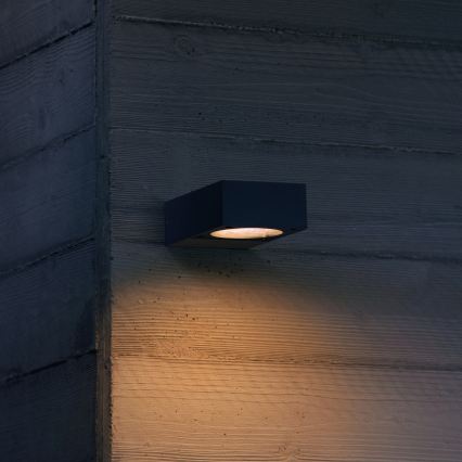 Ideal Lux - Външно стенно осветително тяло SIRIO 1xGX53/9W/230V IP65 кафяво