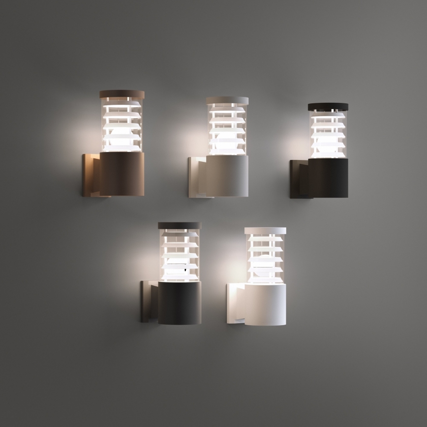 Ideal Lux - Външно стенно осветително тяло TRONCO 1xE27/42W/230V IP44 черно