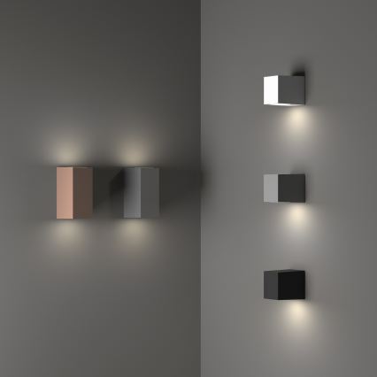 Ideal Lux - Външно стенно осветително тяло UP 1xG9/15W/230V IP44 антрацит