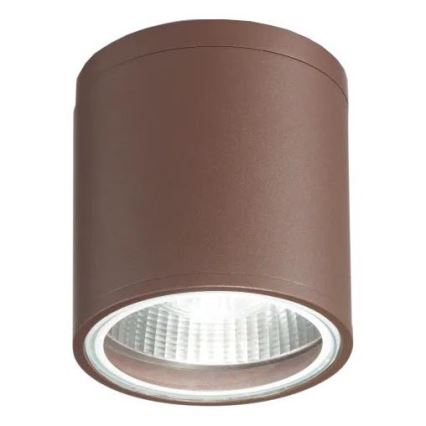 Ideal Lux - Външно точково осветително тяло GUN 1xGU10/28W/230V, диаметър 11 см, IP55, кафяво