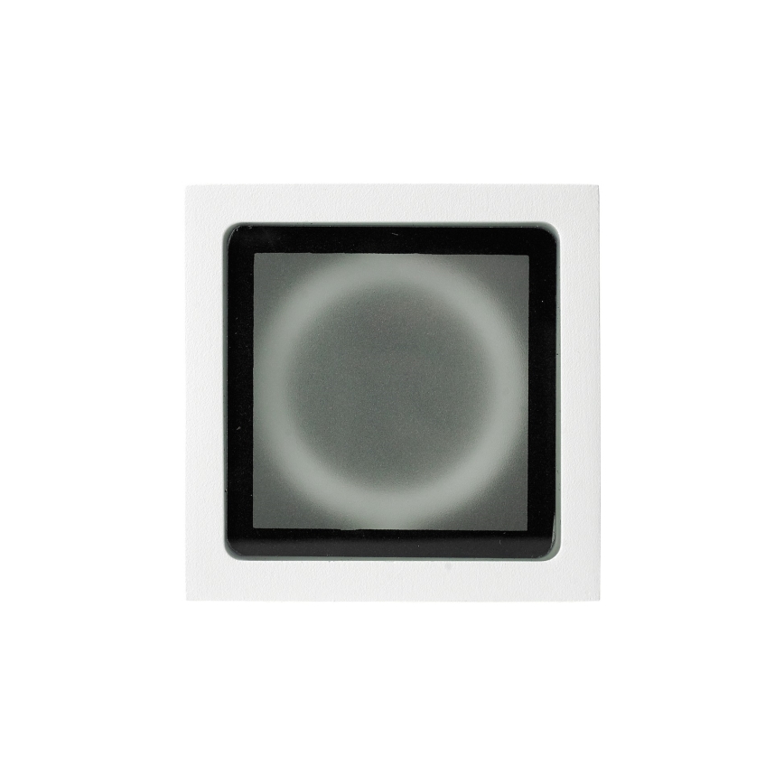 Ideal Lux - Външно точково осветително тяло TECHO 1xGU10/20W/230V 15x15 cm IP54 бяло