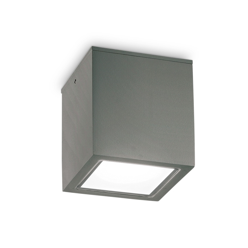 Ideal Lux - Външно точково осветително тяло TECHO 1xGU10/20W/230V 9x9 cm IP54 антрацит