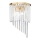 Ideal Lux - Кристален аплик CARLTON 3xE14/40W/230V златист