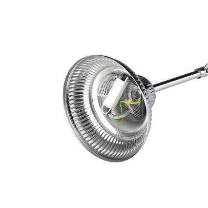 Ideal Lux - Кристален пендел DUBAI 24xE14/28W/230V Ø 80 см лъскав хром