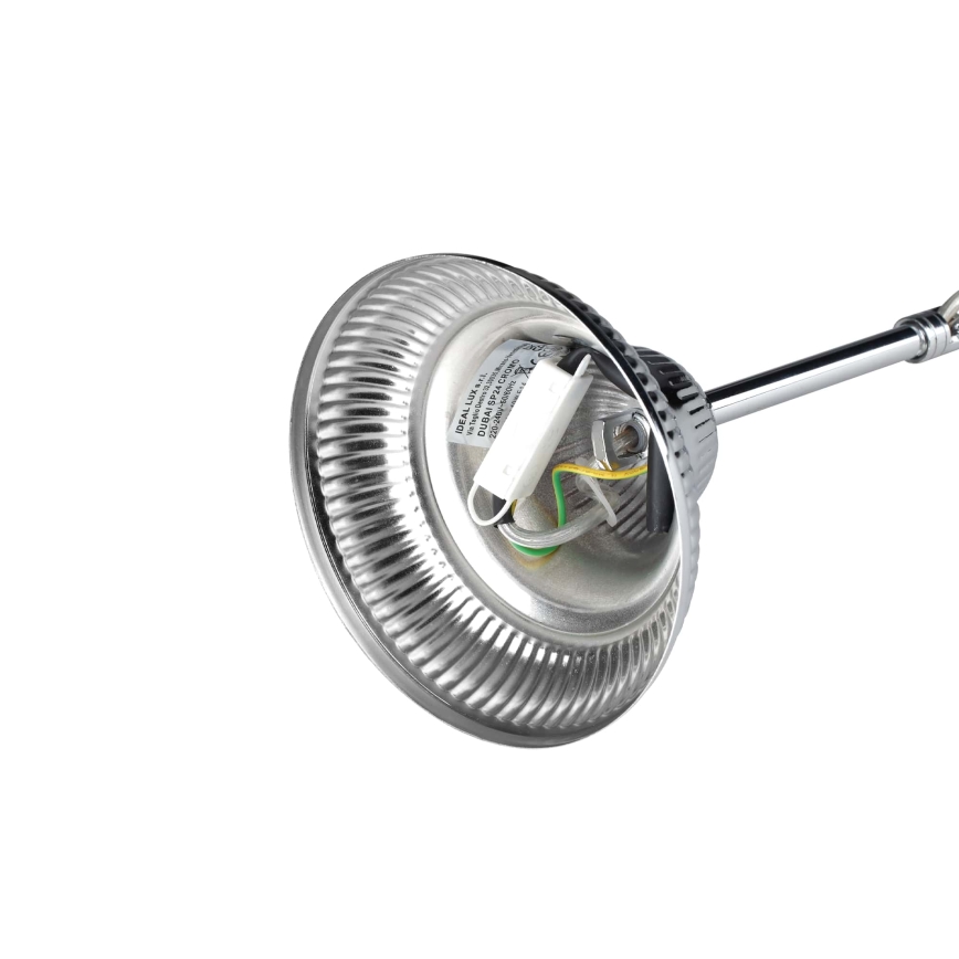 Ideal Lux - Кристален пендел DUBAI 24xE14/28W/230V Ø 80 см лъскав хром