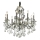Ideal Lux - Кристален пендел GIOCONDA 8xE14/40W/230V Ø 73 см сребрист