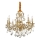 Ideal Lux - Кристален пендел GIOCONDA 8xE14/40W/230V Ø 73 см златист