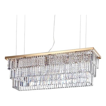 Ideal Lux - Кристален пендел MARTINEZ 8xE14/40W/230V