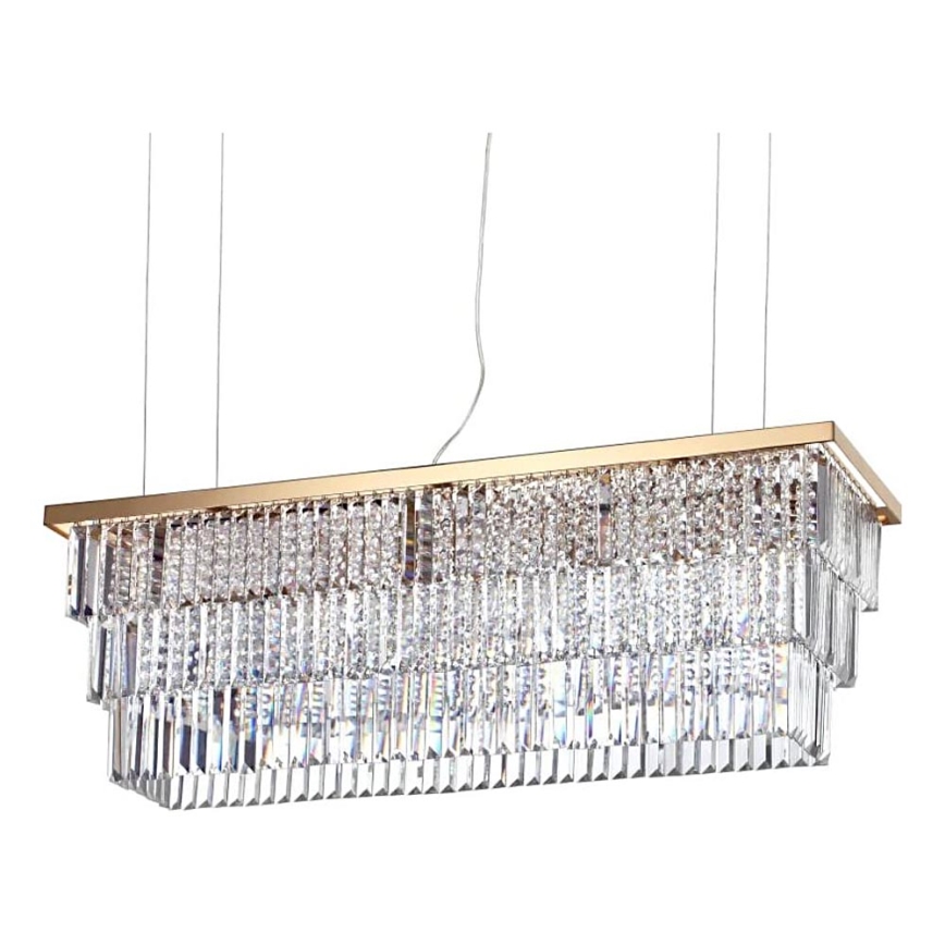 Ideal Lux - Кристален пендел MARTINEZ 8xE14/40W/230V