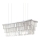 Ideal Lux - Кристален пендел MARTINEZ 8xE14/40W/230V лъскав хром