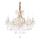Ideal Lux - Кристален пендел NAPOLEON 8xE14/40W/230V Ø 67 см златист