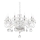 Ideal Lux - Кристален пендел NEGRESCO 10xE14/28W/230V Ø 85 см прозрачен