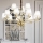 Ideal Lux - Кристален пендел PEGASO 12xE14/28W/230V Ø 102 см златист