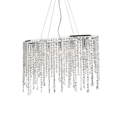 Ideal Lux - Кристален пендел RAIN 5xE14/40W/230V прозрачен