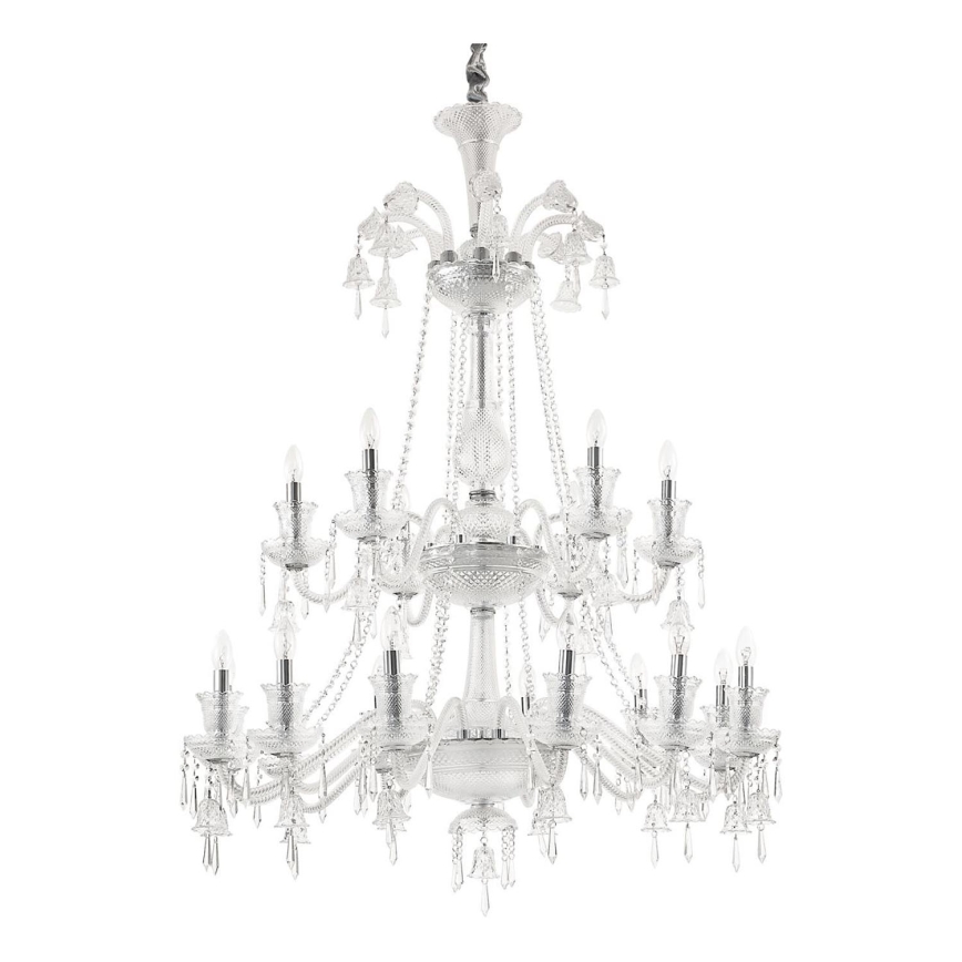 Ideal Lux - Кристален пендел REDENTORE 18xE14/40W/230V Ø 102 см прозрачен