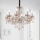 Ideal Lux - Кристален пендел ROSE 8xE14/40W/230V Ø 78 см бежов