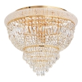 Ideal Lux - Кристален плафон DUBAI 6xE14/28W/230V Ø 52 см златист