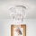 Ideal Lux - Кристален полилей за повърхностен монтаж CARLTON 12xE14/40W/230V Ø 50 см лъскав хром
