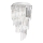Ideal Lux - Кристален полилей за повърхностен монтаж CARLTON 8xE14/40W/230V Ø 40 см лъскав хром