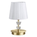 Ideal Lux - Кристална настолна лампа PEGASO 1xE14/28W/230V златна
