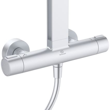 Ideal Standard BD583SI - Комплект за душ с термостатен смесител CERATHERM ALU+ в матов хром