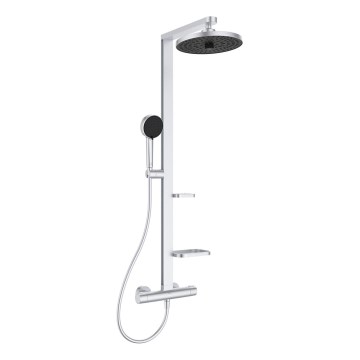 Ideal Standard BD583SI - Комплект за душ с термостатен смесител CERATHERM ALU+ в матов хром