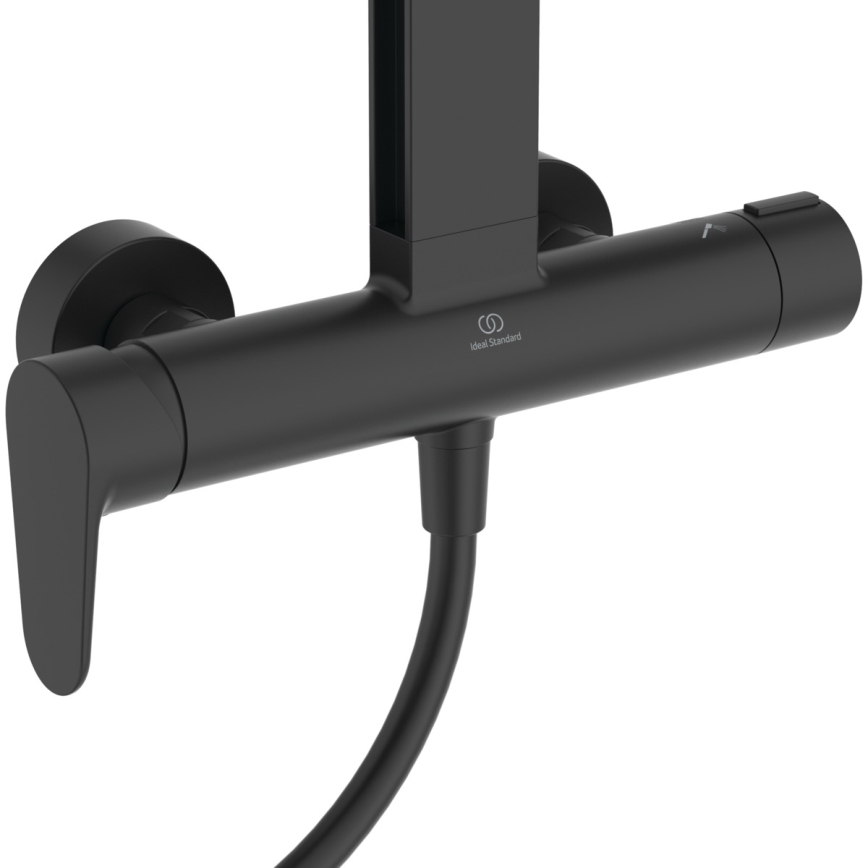 Ideal Standard BD584XG - комплект за душ със смесител CERAFLOW ALU+ в матово черно