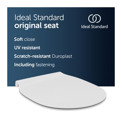 Ideal Standard E036601 - Тоалетна седалка SoftClose CONNECT AIR бяла