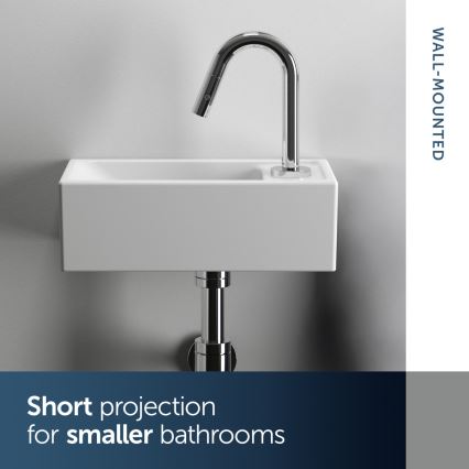 Ideal Standard E211201 - Мивка за окачване I.LIFE S 37x21 см керамика/бяла