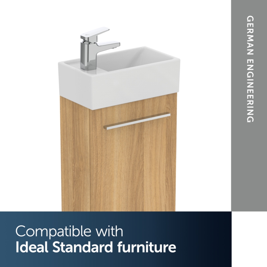 Ideal Standard E211301 - Мивка за стенен монтаж I.LIFE S 37x21 cm керамична/бяла