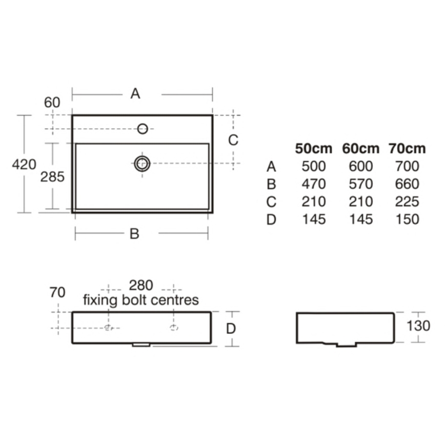 Ideal Standard K077701 - Висящ умивалник STRADA 50x42 см керамика/бял