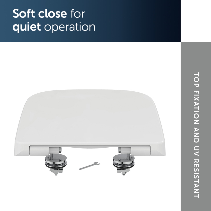 Ideal Standard T468301 - Тоалетно седало SoftClose I.LIFE B бяло