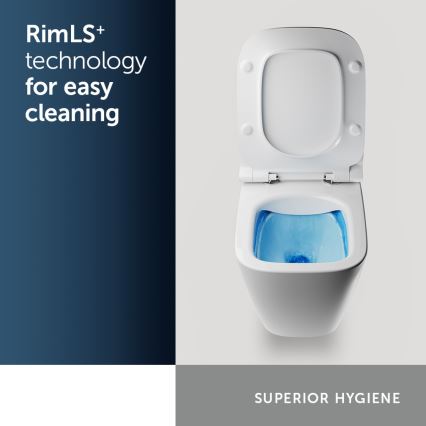 Ideal Standard T471701 - Конзолна безободна тоалетна I.LIFE A, керамика/бял цвят